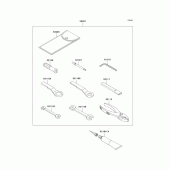 Схема вузла: Owners tools для Kawasaki EJ800 W800