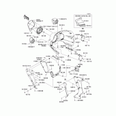 Схема вузла: Cowling(1/3)(outer) для Kawasaki VN1700 Vulcan 1700 Vaquero