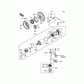 Схема узла: Starter Motor для Kawasaki ZX1000 Z1000SX