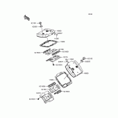 Схема вузла: Клапанна кришка для Kawasaki VN400 Vulcan Drifter