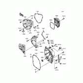 Схема вузла: Engine Cover(s) до Kawasaki ZX1000 Z1000SX