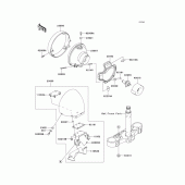Схема вузла: Headlight(s) для Kawasaki VN1600 VN1600 Mean Streak