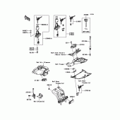 Схема узла: Замок зажигания для Kawasaki ZX1000 Ninja ZX-10R