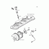 Схема вузла: Ignition System для Kawasaki ZR1000 Z1000 ABS