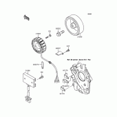 Схема вузла: Генератор для Kawasaki ZR400 Zephyr X