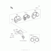 Схема вузла: Meter(S) для Kawasaki ZX1400 Ninja ZX-14R ABS