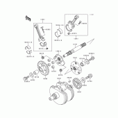 Схема вузла: Колінчастий вал для Kawasaki VN800 Vulcan 800