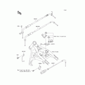Схема вузла: Троси для Kawasaki VN1500 Vulcan 1500 Nomad Fi