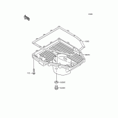 Схема вузла: Oil pan для Kawasaki ZX636 Ninja ZX-6R