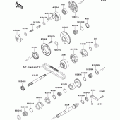 Схема вузла: Balancer для Kawasaki ZX1100 ZZ-R1100