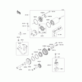 Схема вузла: Starter motor для Kawasaki ZX1200 Ninja ZX-12R