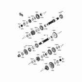 Схема узла: Трансмиссия для Kawasaki EX300 Ninja 300