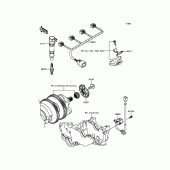 Схема вузла: Ignition System для Kawasaki ZG1400 1400GTR ABS