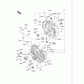 Схема вузла: Картер двигуна для Kawasaki VN750 Vulcan 750