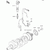 Схема вузла: Ignition system для Kawasaki ZX636 Ninja ZX-6R