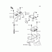 Схема узла: Катушка зажигания для Kawasaki ZR250 Balius-II
