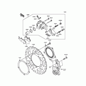 Схема узла: Передний тормоз для Kawasaki ER300 Z300 ABS