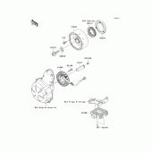 Схема вузла: Генератор для Kawasaki EX650 Ninja 650