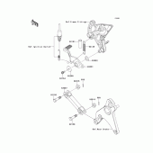 Схема вузла: Лапка гальма для Kawasaki ZR1000 Z1000