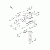 Схема узла: Подвеска для Kawasaki KX125