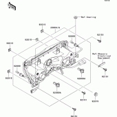Схема вузла: Headlight(s) для Kawasaki ZX600 Ninja ZX-6RR