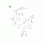 Схема вузла: Stand(s) для Kawasaki EX250 ZZR250