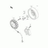 Схема узла: Генератор для Kawasaki ZX600 Ninja ZX-6