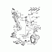 Схема вузла: Електроустаткування для Kawasaki KLX450 KLX450R