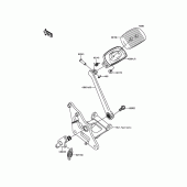 Схема узла: Лапка тормоза для Kawasaki VN900 Vulcan 900 Classic