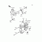 Схема вузла: Кріплення для Kawasaki ZR750 Z750