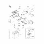 Схема вузла: Електроустаткування для Kawasaki ZX900 Ninja ZX-9R