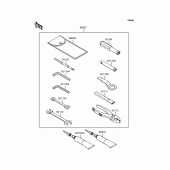 Схема узла: Owner\'s tools (CAF/CBF) для Kawasaki ZX1400 ZZR1400