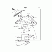 Схема вузла: Аксесуар (Single Sheet Cover) для Kawasaki ER250 Z250 ABS