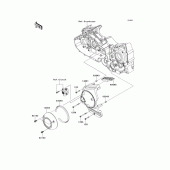 Схема вузла: Chain cover для Kawasaki VN1700 Vulcan 1700 Vaquero