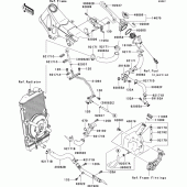 Схема узла: Water pipe(1/2) для Kawasaki VN2000 VN2000 Classic