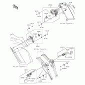 Схема узла: Поворотники для Kawasaki ZX1000 Ninja 1000 ABS