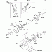 Схема узла: Коленчатый вал для Kawasaki VN1500 VN1500 Classic