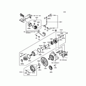 Схема вузла: Стартер для Kawasaki EX250 Ninja 250