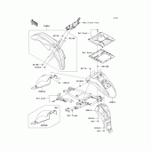 Схема узла: Крыло для Kawasaki KL650 KLR650