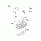 Схема узла: Головка цилиндра для Kawasaki ZG1000 1000GTR