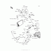 Схема узла: Water Pipe для Kawasaki ZX1000 Ninja 1000 ABS