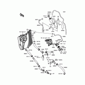 Схема узла: Water Pipe для Kawasaki ZX1000 Ninja ZX-10R ABS