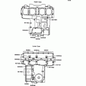 Схема вузла: Болти картера двигуна для Kawasaki ZX750 ZXR750