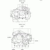 Схема узла: Болты картера двигателя для Kawasaki VN1500 VN1500 Classic Tourer Fi