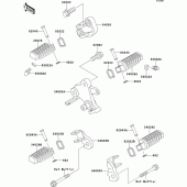 Схема вузла: Step для Kawasaki EX500 GPZ500S