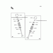 Схема вузла: Клапан для Kawasaki ZR750 Z750