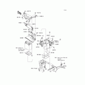 Схема вузла: Battery case для Kawasaki VN2000 VN2000 Classic