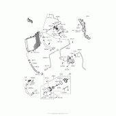 Схема узла: Water Pipe для Kawasaki ZX1400 Ninja ZX-14R ABS