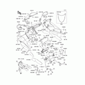 Схема вузла: Cowling(1/2) для Kawasaki ZR750 Z750S