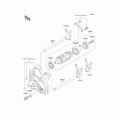 Схема вузла: Gear change drum/shift fork(s) для Kawasaki ZX900 Ninja ZX-9R